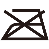 アイロン仕上げ禁止