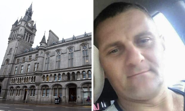 Jealous Aberdeen man threatened to ‘cut up’ ex’s face with a scythe