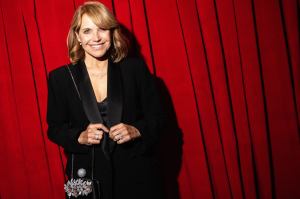 Katie Couric at a dinner hosted by Laura Dern and Gherardo Felloni