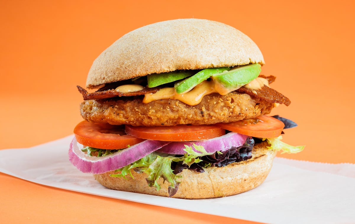 A plant-based chicken club from Native Foods