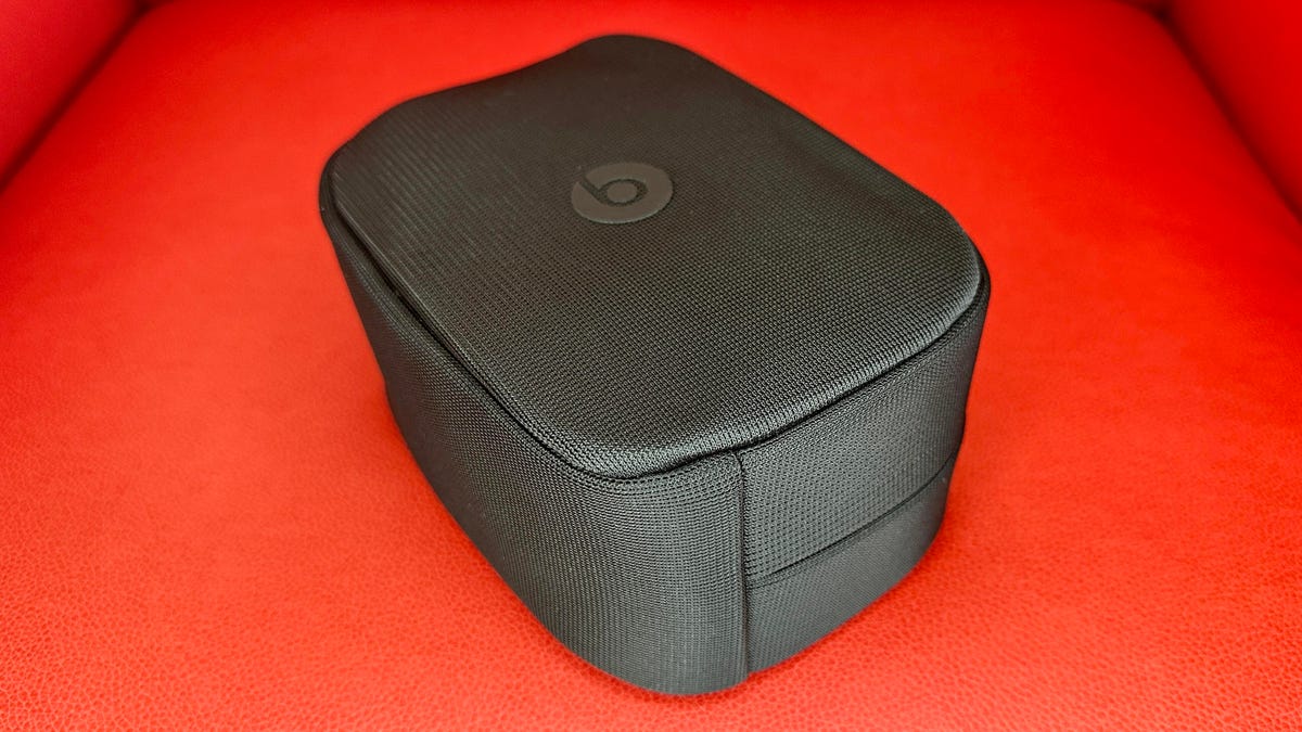 The Beats Studio Pro comes with a new soft carrying case