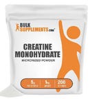 Pouch of creatine monohydrate from bulksupplements.com