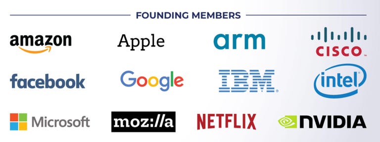 The tech industry's biggest companies are all founding members of the Alliance for Open Media.