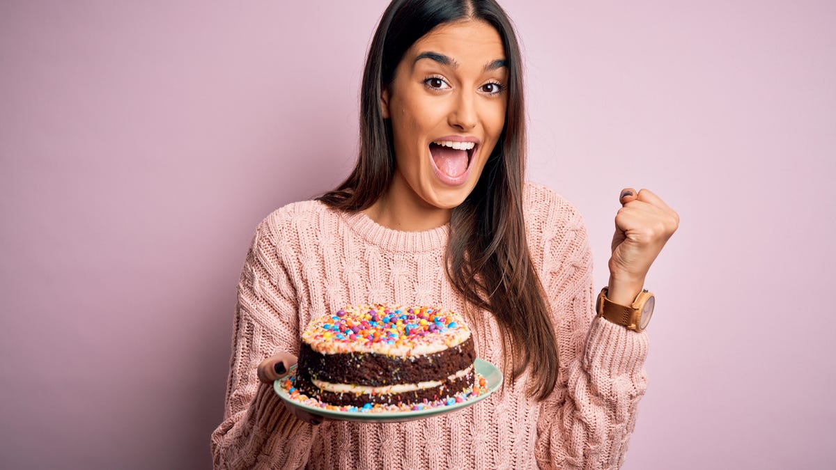 Woman birthday cake
