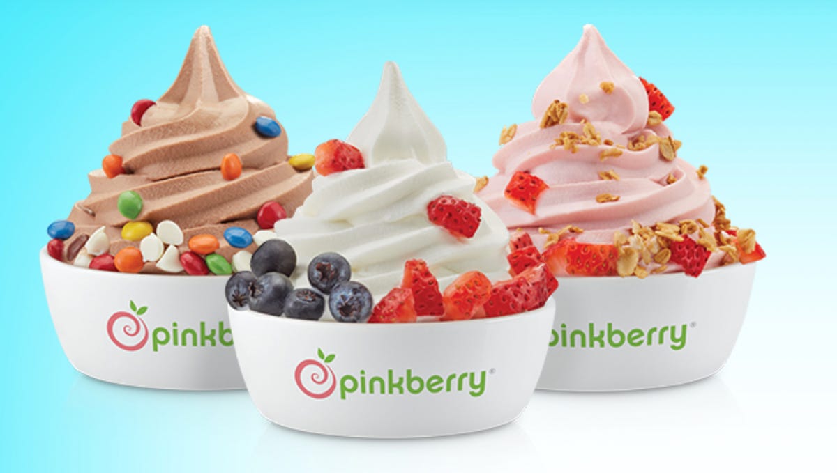 Pinkberry frozen yogurt