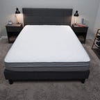 The Dreamfoam Doze mattress in a bedroom. 
