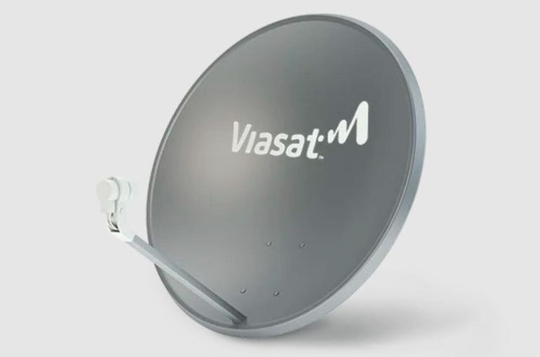 A Viasat satellite dish
