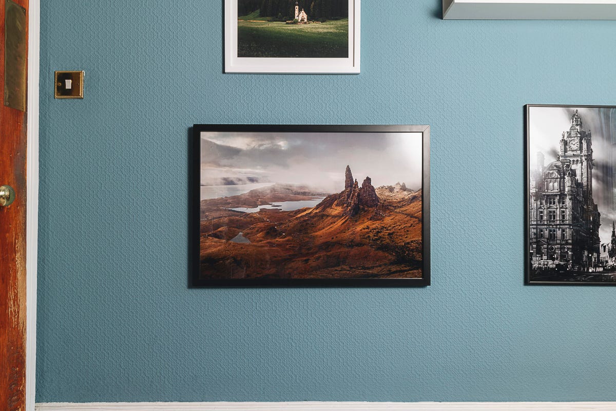 Image showing a framed picture on a wall