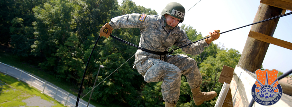 Army ROTC with Logo: Lead, Serve, Learn