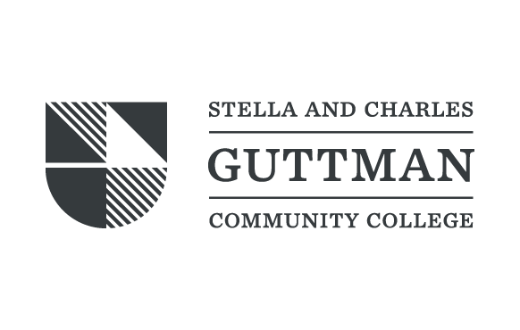 Guttman Community College gray logo