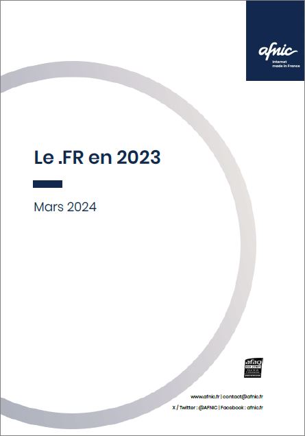 Couverture du bilan .fr 2023 - lien de téléchargement ci dessous