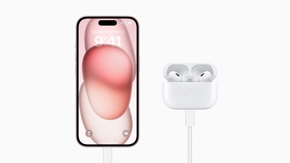 AirPods Pro (2nd generation) with iPhone 15 Pro