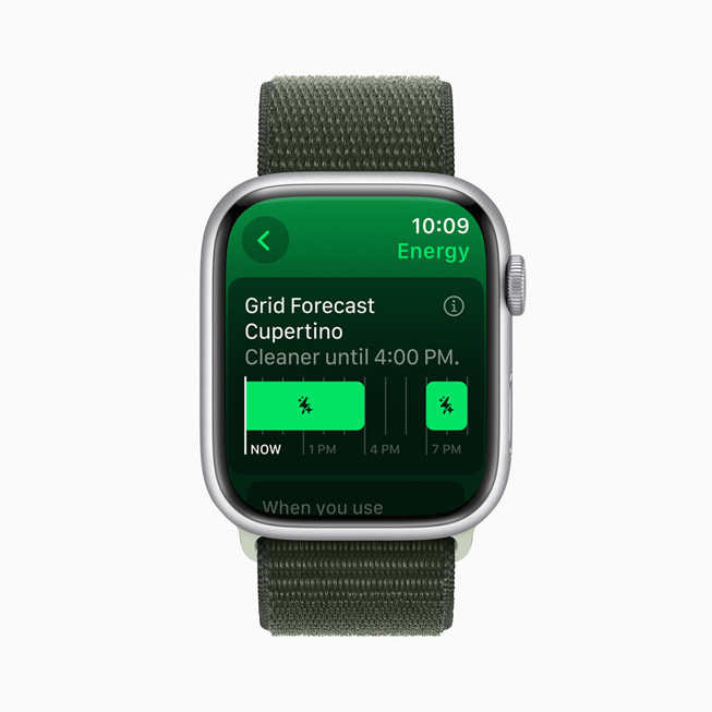 صورة تعرض ميزة "توقعات الشبكة" الجديدة على Apple Watch Series 9.