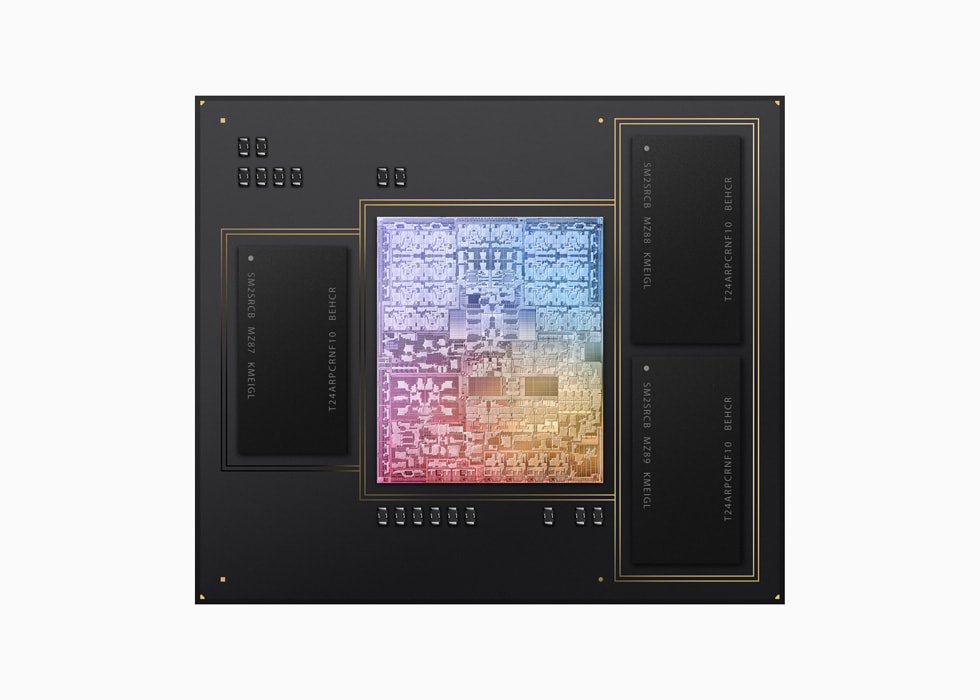 O design da arquitetura de memória unificada do M3 Pro.