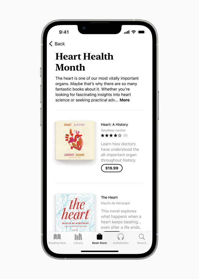In the Book Store, readers will find a collection of books curated for Heart Health Month.
