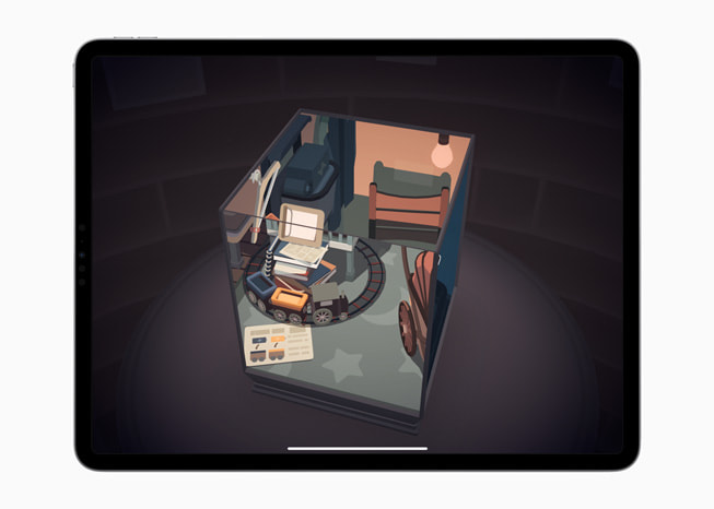 年度最佳 iPad 遊戲《籠中窺夢》的圖片。
