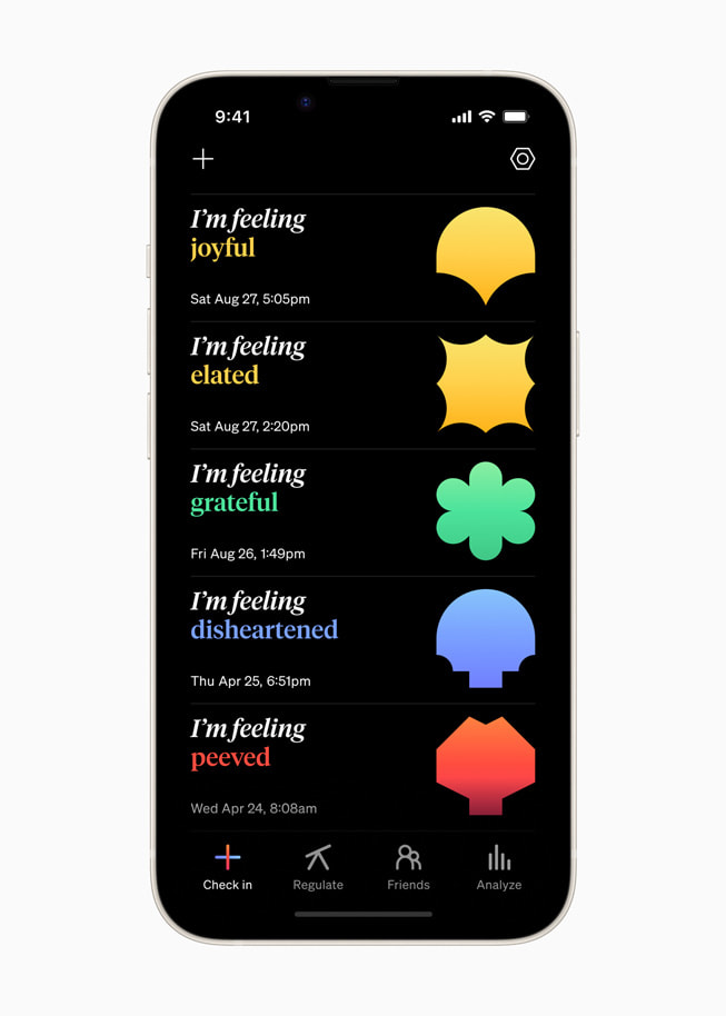 文化影響力類別得獎 app《How We Feel》的圖片。