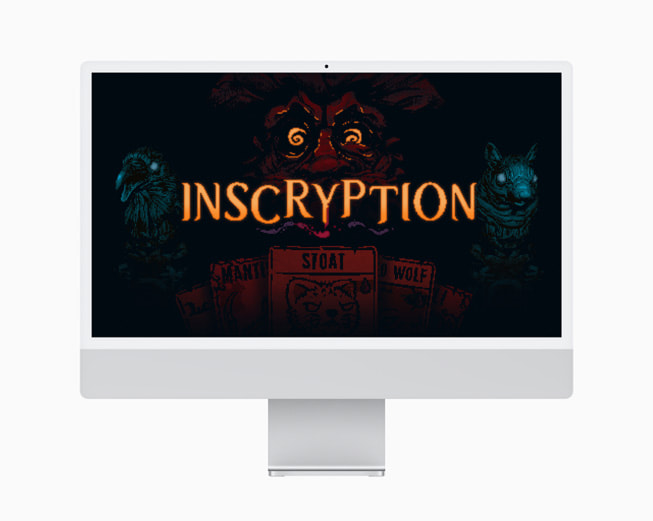En stillbild från Inscryption, årets Mac-spel.