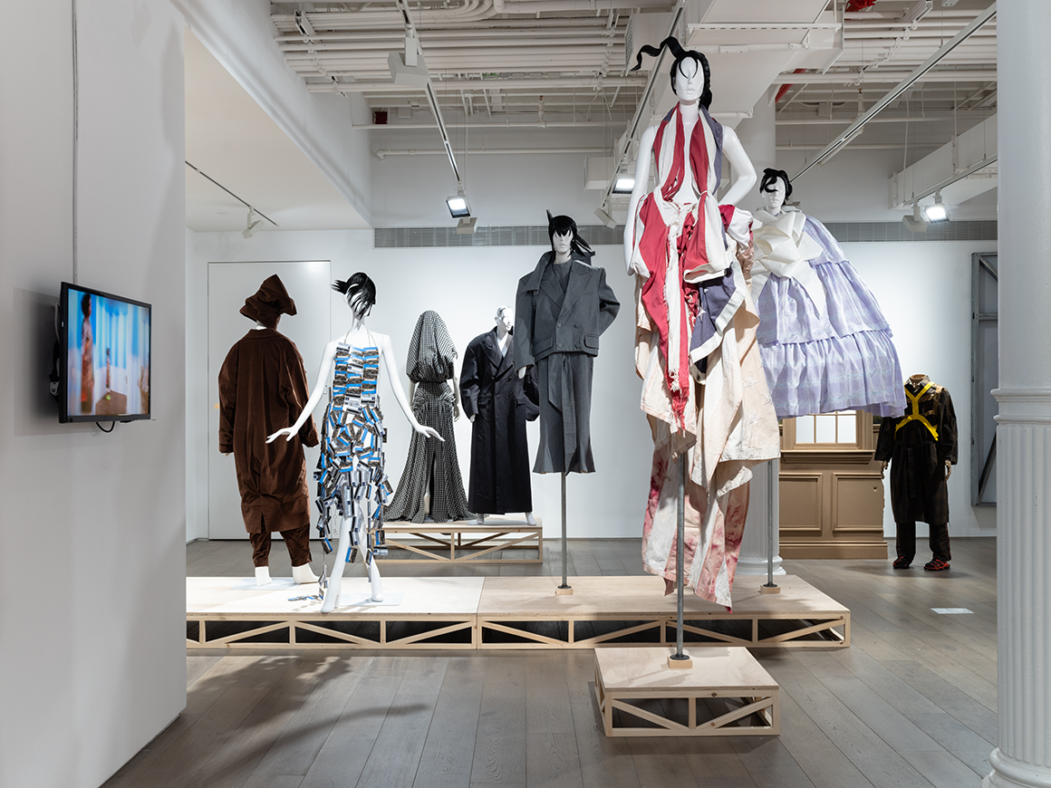 View of “The New Village: Ten Years of New York Fashion,” 2024