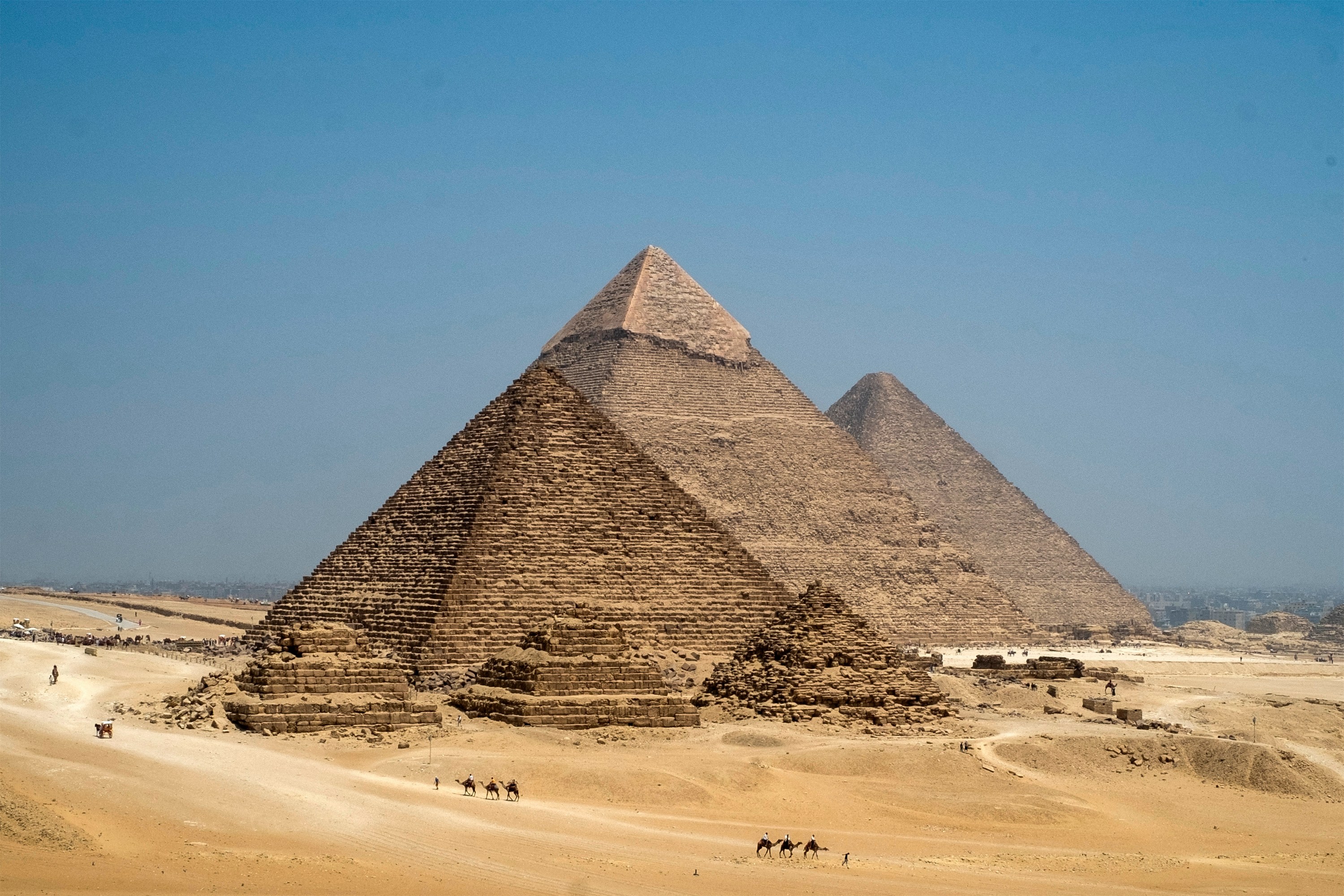 Pyramids of Giza.