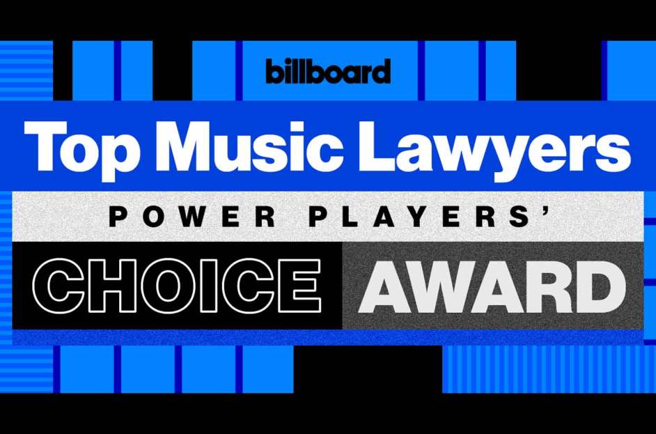 Top Music Lawyers Power Players' Choice Award