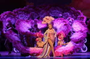 Bette Midler performs during the premiere of her new show, "The Showgirl Must Go On" at The Colosseum at Caesars Palace Feb. 20, 2008 in Las Vegas, Nevada.
