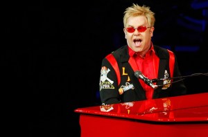 Sir Elton John performs during the final performance of his show "The Red Piano" at The Colosseum at Caesars Palace April 22, 2009 in Las Vegas, Nevada.