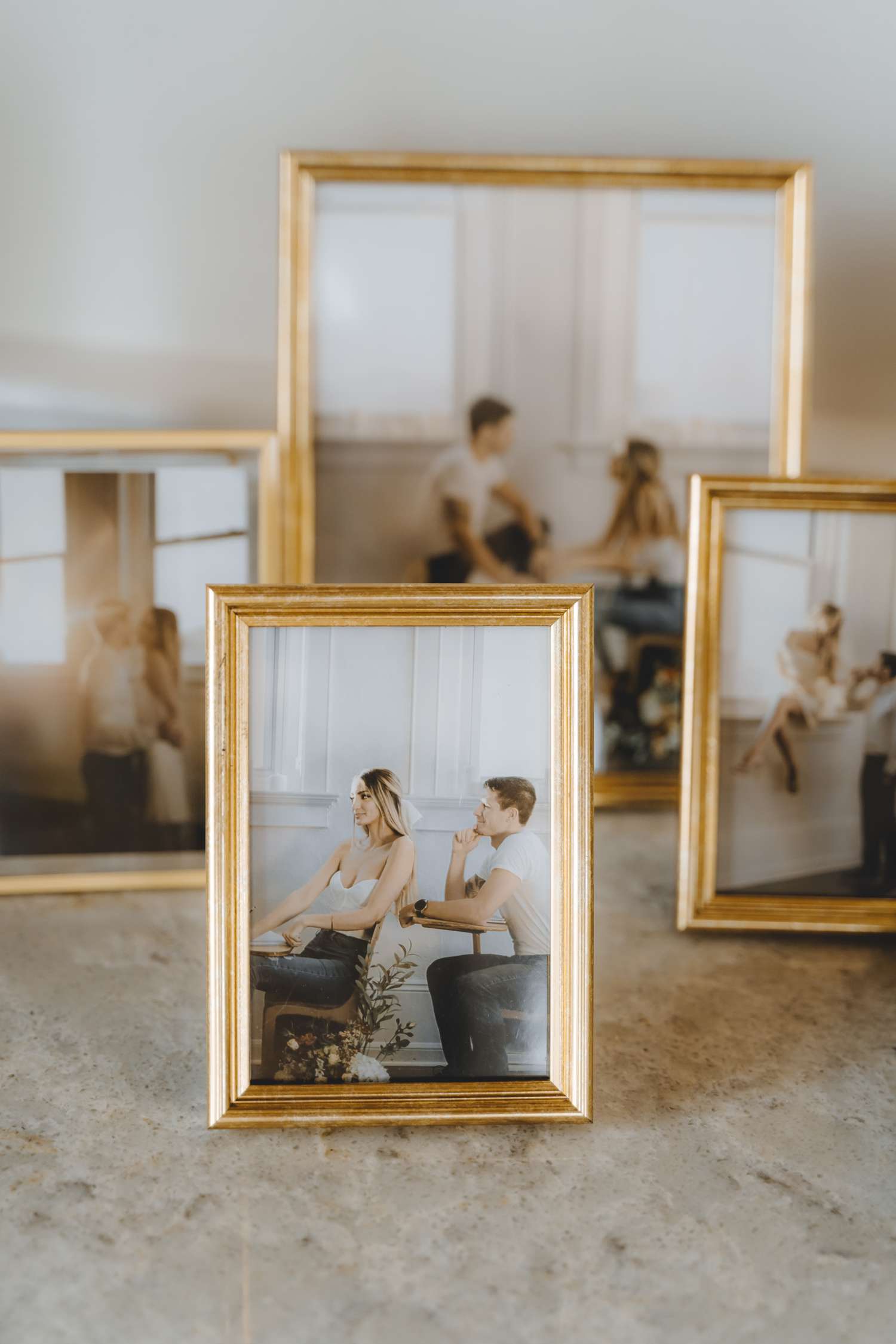 Couple Portraits in Frames