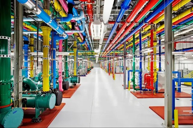 Image inside of a data center