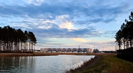 A peaceful scene outside our data center in Berkeley County, South Carolina.