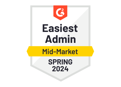 Easiest Admin Mid Market Spring 2024 Image