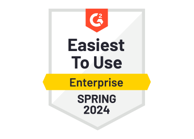 Easiest to Use Enterprise Spring 2024 Image