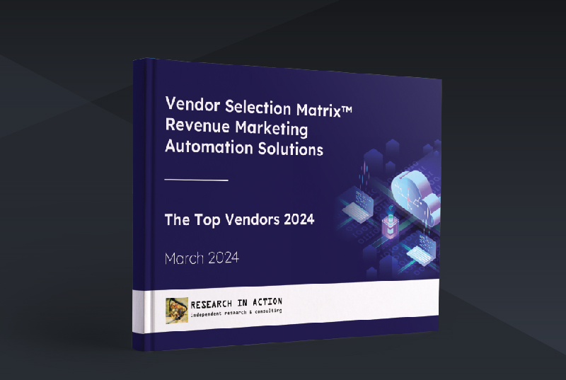 image for Market Leaders in the 2024 Research In Action Vendor Selection Matrix™ for Revenue Marketing Automation Solutions