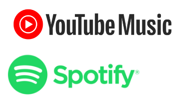 Spotify and YouTube Music icon