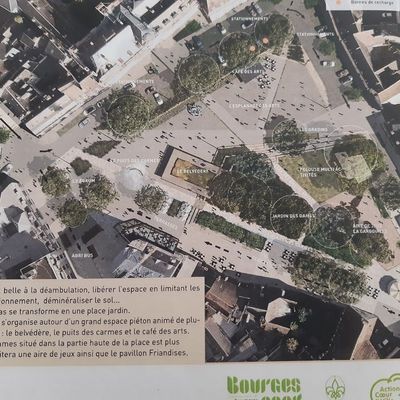 Voici à quoi ressemblera la place Cujas de Bourges, d'ici la fin de l'année 20224.