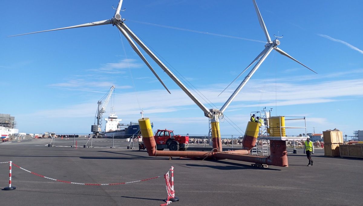 L'éolienne flottante à deux têtes de Valeco sera donnée à l’université de Montpellier