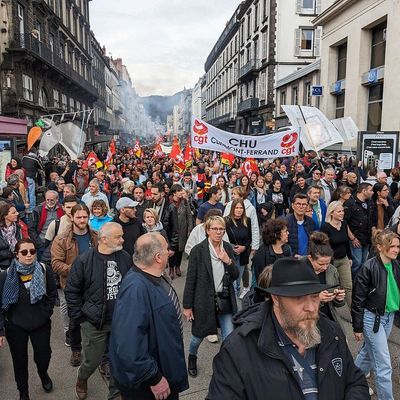 Une manifestation à Clermont-Ferrand
