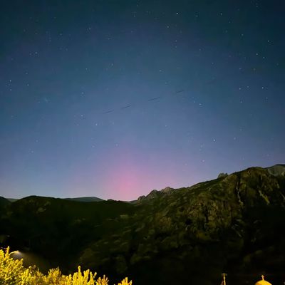 L'aurore boréale a été observée vendredi soir depuis le village de Lopigna