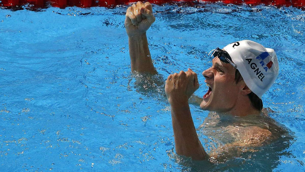 Le Français Yannick Agnel champion du monde du 200m nage libre