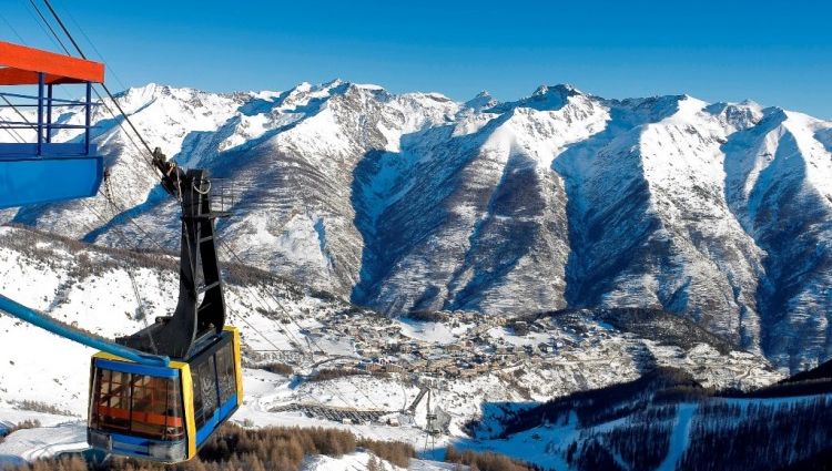 Le station de ski d'Auron, dans les Alpes-Maritimes