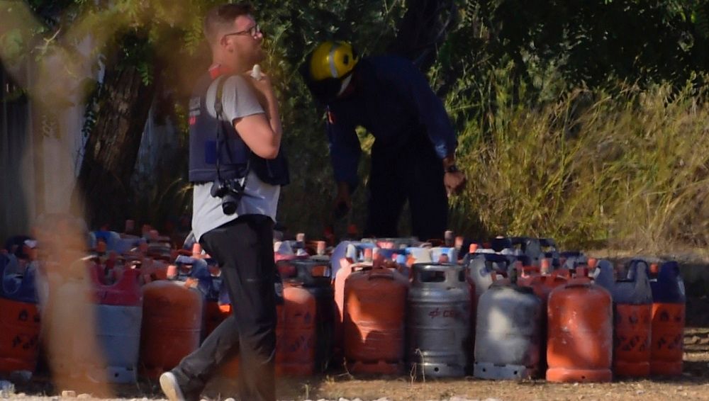 Les enquêteurs ont retrouvé 120 bouteilles de gaz dans les ruines de la maison d'Alcanar, où la cellule djihadiste préparait des explosifs.
