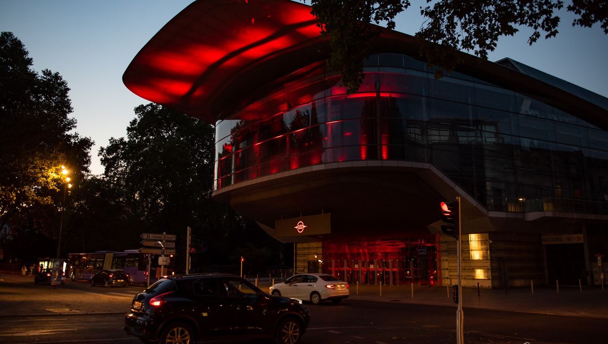 Le centre des congrès Vinci illuminé pendant trois jours chaque soir