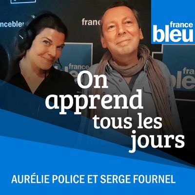Aurélie Police et Serge Fournel dans les studios de France Bleu à La Rochelle.