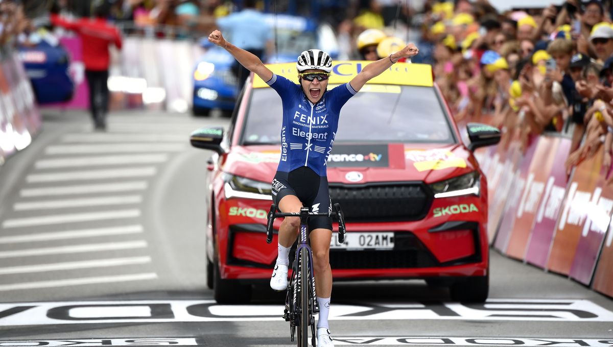 Tour de France Femmes : Yara Kastelijn remporte la 4e étape à Rodez