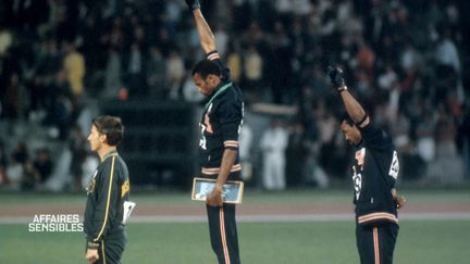 Aux JO de Mexico en 1968, le poing levé de deux athlètes afro-américains "va percuter les consciences du monde entier" (AFFAIRES SENSIBLES)