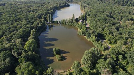 Les étangs de Saint-Pierre en forêt de Compiègne, sur la commune de Vieux-Moulin (Oise). (FRED HASLIN / MAXPPP)