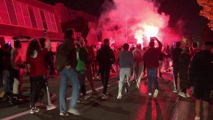 Football : les supporters du Stade Brestois célèbrent la qualification en Ligue des champions (FRANCE 2)