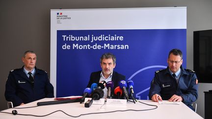 Le procureur de Mont-de-Marsan Olivier Janson, le 25 avril 2024. (GAIZKA IROZ / AFP)