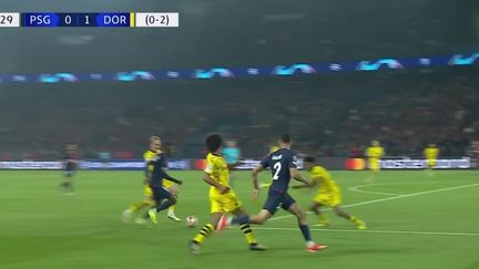 Éliminé en demi-finale de Ligue des champions par le Borussia Dortmund (1-0, 0-1), le Paris Saint-Germain a connu une énième désillusion sur la scène européenne, mardi 7 mai. (franceinfo)