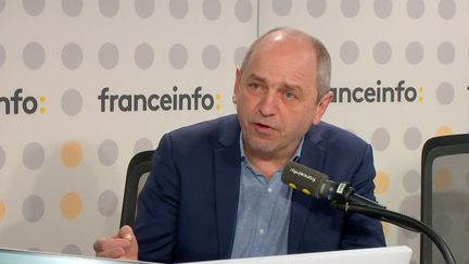 Pierre Larrouturou, eurodéputé Nouvelle Donne, invité de franceinfo, dimanche 28 janvier 2024. (FRANCEINFO)